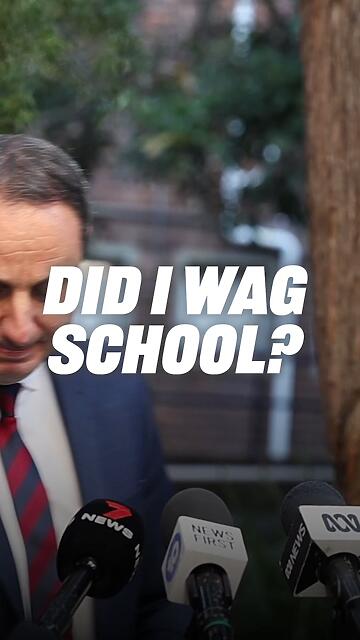 Did I wag school? No, never ... ...