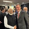 Look who is photo bombing @narendramodi Last time we caught up we...