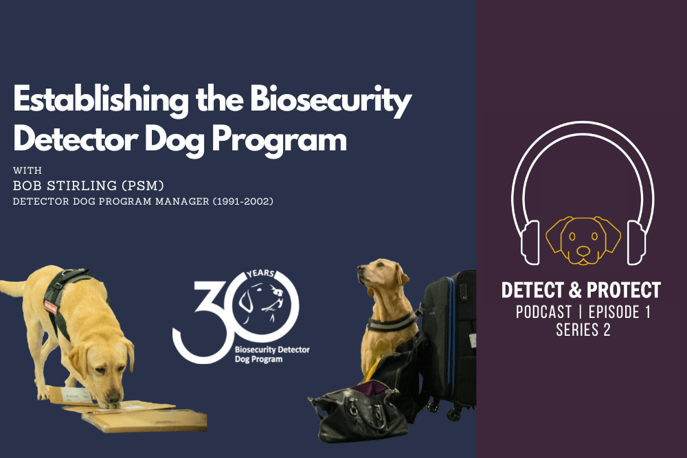 Establishing the Biosecurity Detector Dog Program