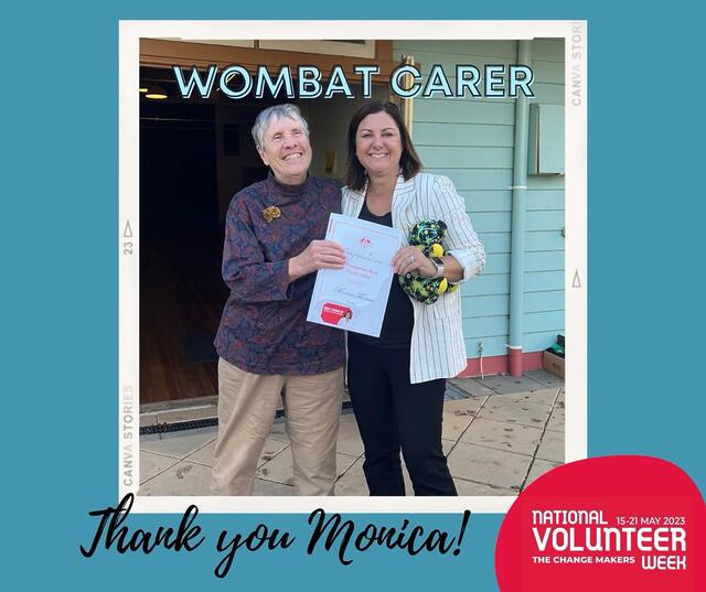 This week is National Volunteer Week  Thank you Monica from Slee...