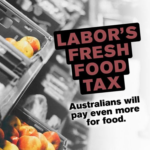 Labor's new tax on farmers will increase your grocery bill....
