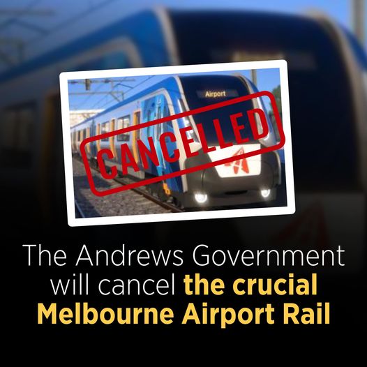 Liberal Victoria: Airport rail is basic infrastructure in almost every major city a…