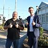 Great to drop by Burpengary Train Station with state MP @shanekin...