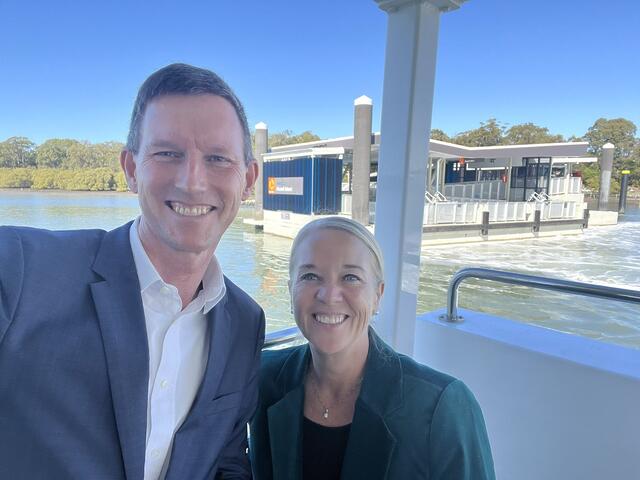 Mark Bailey MP: The new Russell Island ferry terminal looking superb on Southern …