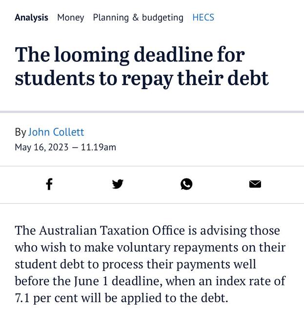 Ludicrous. In case the ATO hadn’t noticed, we are in the midst of...