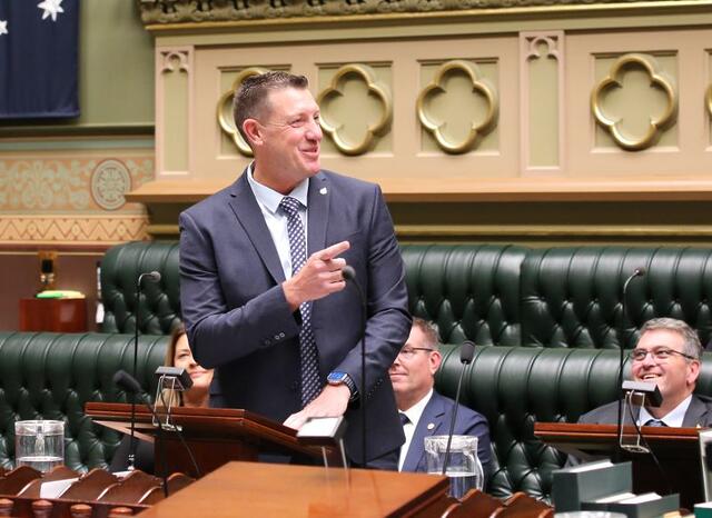 New Nationals MP for Oxley Michael Kemp has delivered his inaugur...