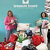 So pleased to visit Treasure Boxes and drop off a carload of warm...
