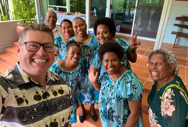 Such an honour to meet these PNG aged care workers, heading to Au...