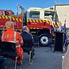 At the Kuringgai RFS & SES headquarters in Wahroonga for a functi...