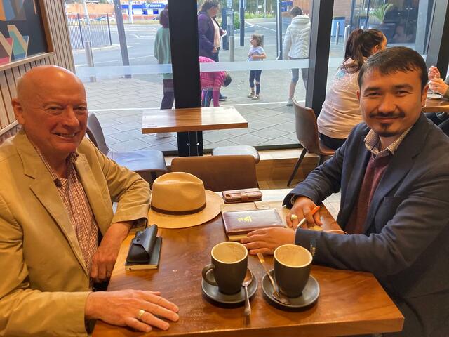 Good to chat on Sunday with Muhammed Kamali from our Afghan Hazar...