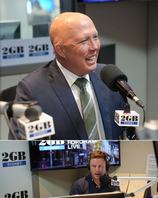 Peter Dutton: Great to catch up with Ben Fordham again this morning….