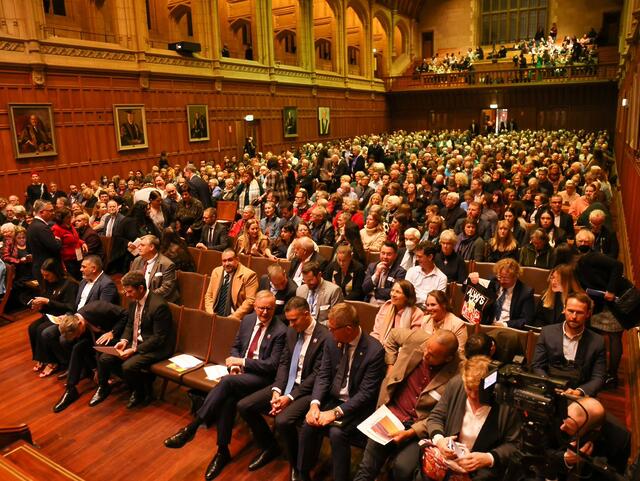 Peter Malinauskas: Full house tonight for the Prime Minister’s Address at the Don Du…