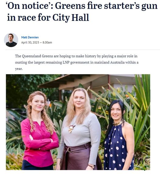 So exciting! These wonderful women are ready to take on Brisbane's tir...