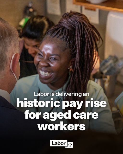 Aged care workers look after our loved ones. It’s time we look af...