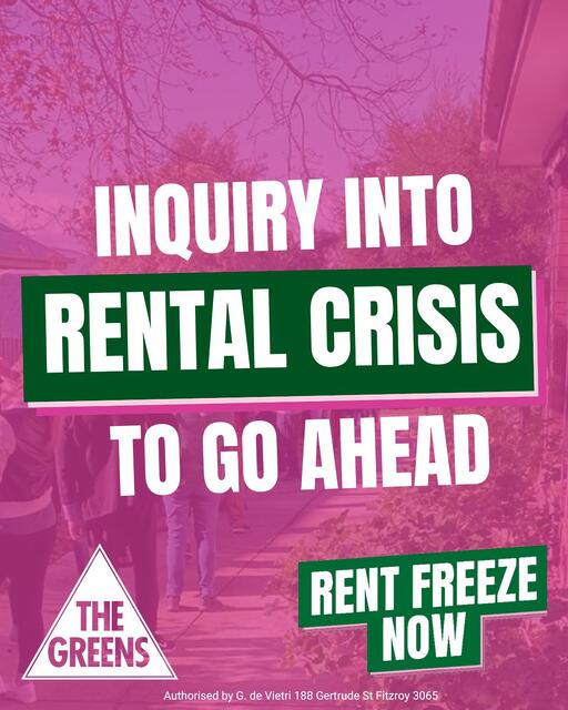 We are in a rental and housing affordability crisis. It's good th...