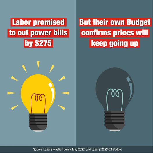 Labor promised South Australians they would reduce power bills by...
