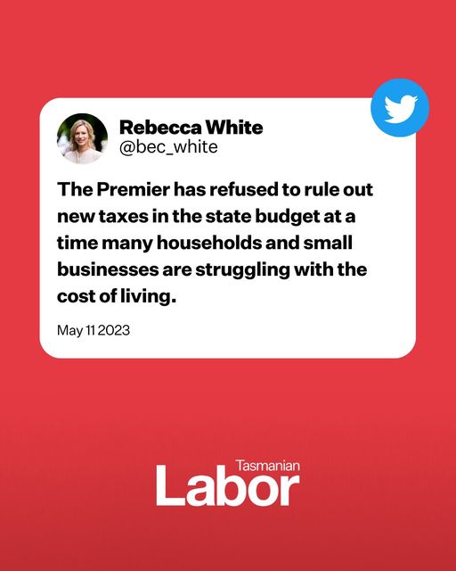 Rebecca White will always fight for Tasmanians....