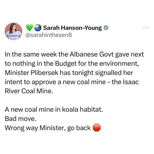 More coal in a climate crisis from Tanya Plibersek and the Labor ...