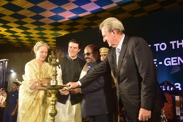A true night of friendship between Australia and India for the of...