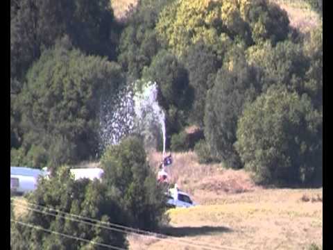 Foaming coal seam gas release near Campbelltown, Sydney