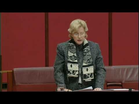 Senator Christine Milne first speech