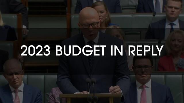 VIDEO: Peter Dutton MP: Budget in Reply