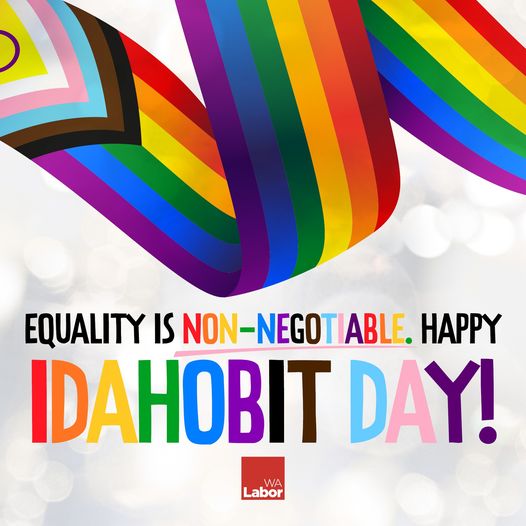 May 17th is The International Day Against LGBTQIA+ Discrimination...