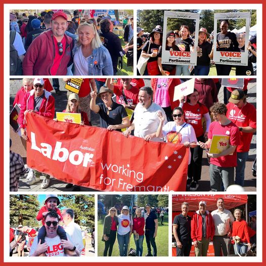 Our State and Federal WA Labor team were out at May Day this week...