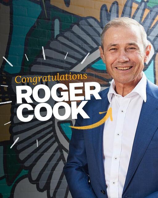 Congratulations @RogerCookMLA.  Looking forward to working with ...
