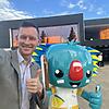 Great to be at the busy Helensvale Interchange Station to talk pu...