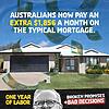 Australians with a mortgage of $750,000 will now be paying $1,856...