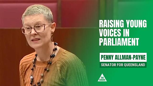 VIDEO: Australian Greens: Elevating the voices of young Queenslanders in parliament