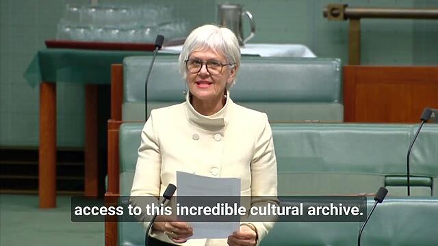 Elizabeth Watson-Brown speaks in support of funding for Trove