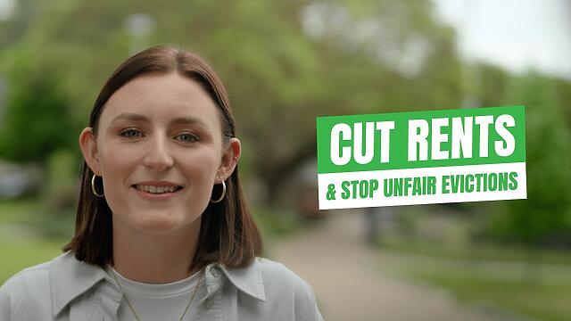 Vote [1] Greens in NSW to Cut Rents & Stop Unfair Evictions
