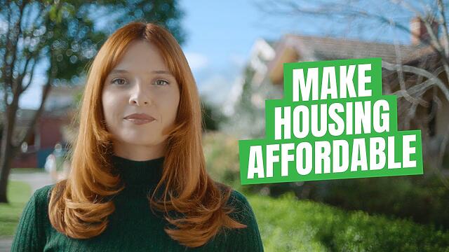 Vote [1] Greens to Make Housing Affordable in Victoria