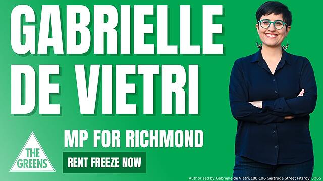 VIDEO: Victorian Greens: Gabrielle de Vietri MP: RENT FREEZE NOW