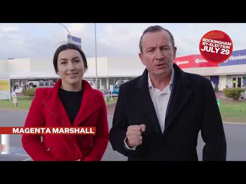 VIDEO: WA Labor: Mark McGowan has voted early for Magenta Marshall, Labor’s candidate for Rockingham