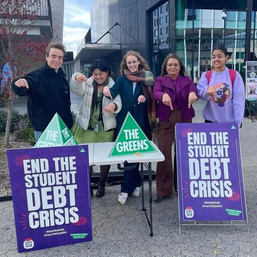 ACT Greens: Student debts will increase by 7.1% on Thursday. Soaring indexati…