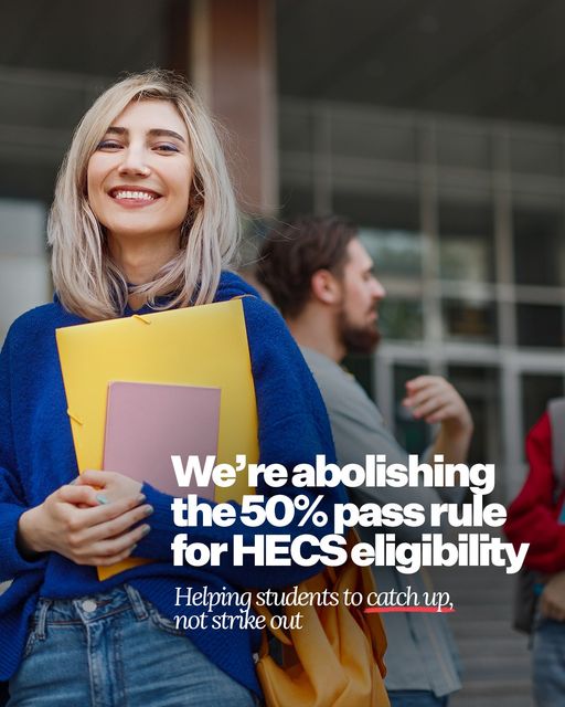 We’re getting rid of the unfair 50 per cent pass rule for Commonw...