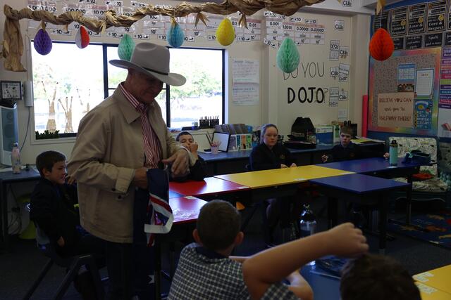 Bob Katter: Always a blast visiting schools in our electorate….