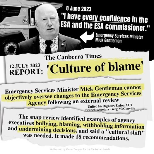 Canberra Liberals: Labor and the Greens are all waste and no accountability….