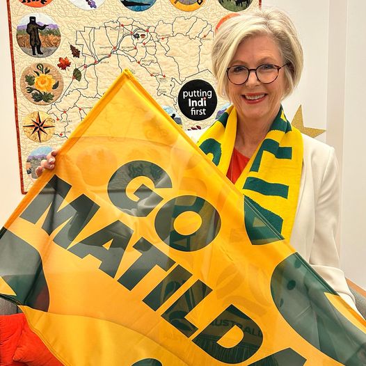 Helen Haines MP: Go Matildas! Sending all my positive energy from Indi and Canberr…