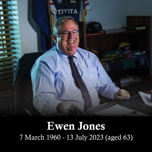 Ewen Jones, one of the LNP's favourite sons, has passed away....