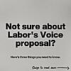 Here’s three things you need to know about Labor’s risky voice....