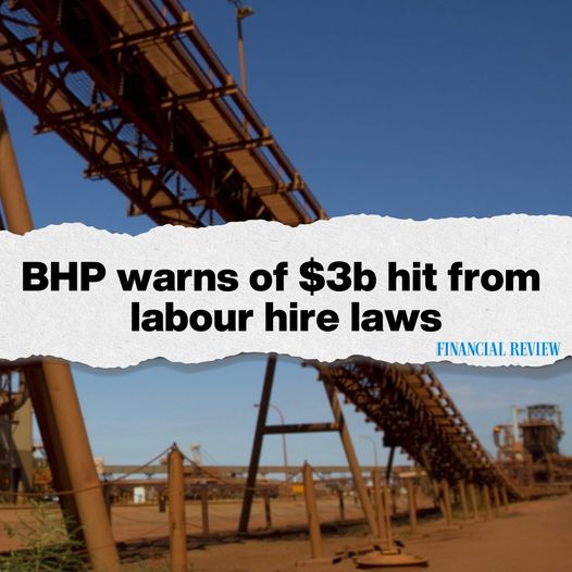 Liberal Party of Australia: Labor’s workplace relations changes could cost jobs and investmen…