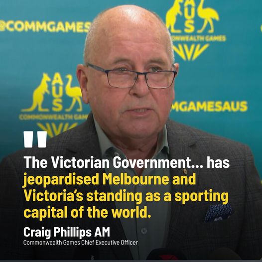 Liberal Victoria: Commonwealth Games CEO Craig Phillips AM has a message for the An…