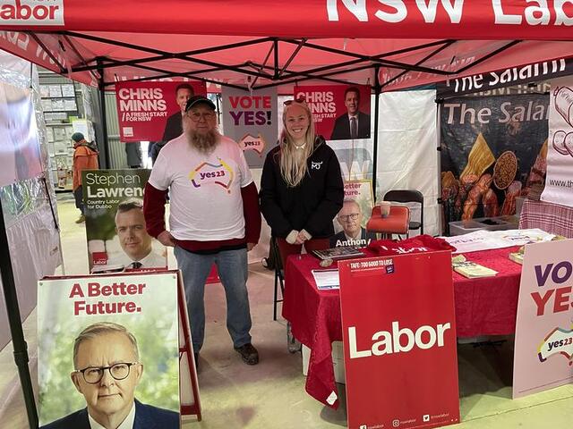 The Alex’s out at Mudgee Field Day chatting rural and regional co...