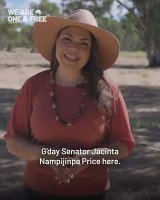 Stand with Senator Jacinta Nampijinpa Price and Say No to The Voi...