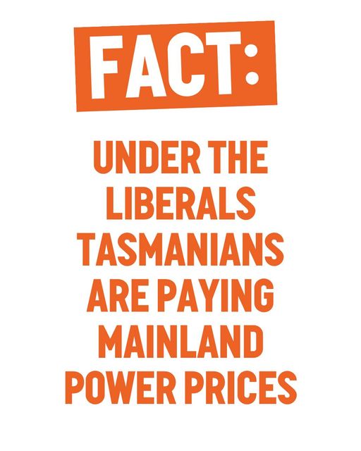 Tasmanians are facing a power price hike of 9.51%...