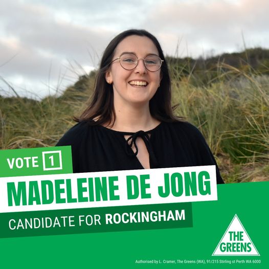 We're so excited to introduce our candidate for the Rockingham by...